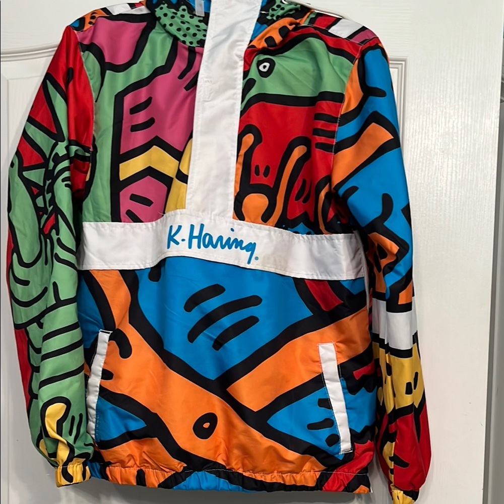K-Haring Colorful Graphic Jacket